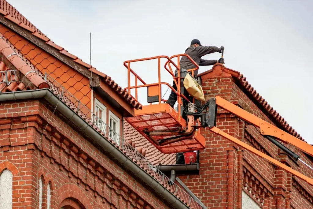 commercial-clay-tile-roof-repair-lift-access-sw-mo-abernathy-roofing